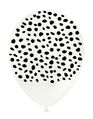 11" Black Spotted Balloon BM027 - Pretty Day