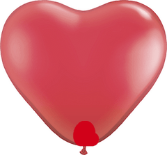 11" Red Heart Latex Balloon B081 - Pretty Day