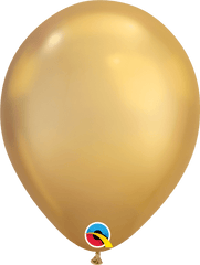 7" Chrome Gold Latex Balloon BM052 - Pretty Day