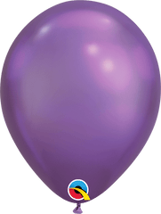 7" Chrome Purple Latex Balloon BM034 - Pretty Day