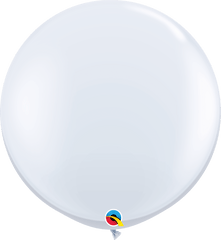 36" White Balloon B077 - Pretty Day