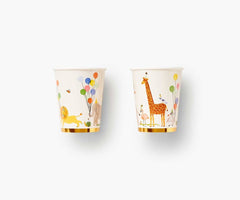 Party Animals Paper Cups 12 Pack S5104 - Pretty Day
