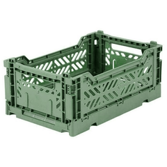 Aykasa Decorative Green Folding Crate - Medium S4205 S4206 - Pretty Day