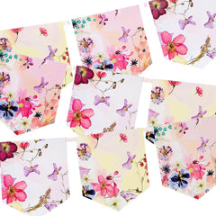 Floral Pennant Garland S0005 - Pretty Day