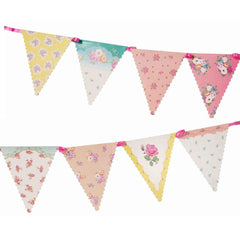 Truly Scrumptious Vintage Floral Bunting - 13ft S3137 - Pretty Day