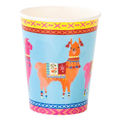 Boho Llama Cups - 8 Pack  S2122 - Pretty Day