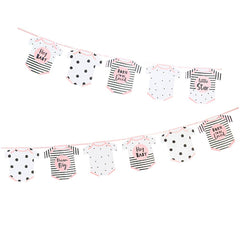 Born To Be Loved Pink Baby Shower Garland S3078 - Pretty Day