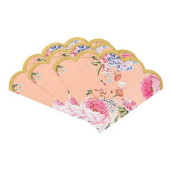 Truly Scrumptious Scalloped Floral Napkin - 20 Pack S7076 - Pretty Day