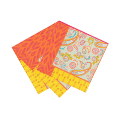 Recyclable Boho Paisley Paper Napkins - 20 Pack S7107 - Pretty Day