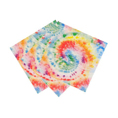 Recyclable Tie Dye Rainbow Napkins - 20 Pack S9032 - Pretty Day