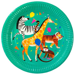 Party Animal Plates - 8 Pack S5089 - Pretty Day