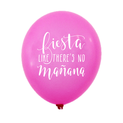 Fiesta Pink Latex Balloons- 3 pk S3064 - Pretty Day
