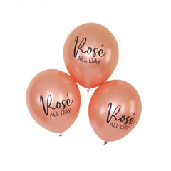 Rosé All Day Hand Lettered Balloons S5094 - Pretty Day