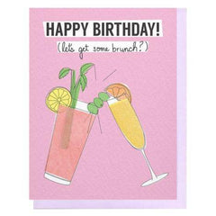 Birthday Brunch Greeting Card - Violet Clair - Pretty Day