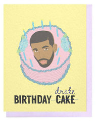 Drake Cake Greeting Card - Violet Clair - Pretty Day